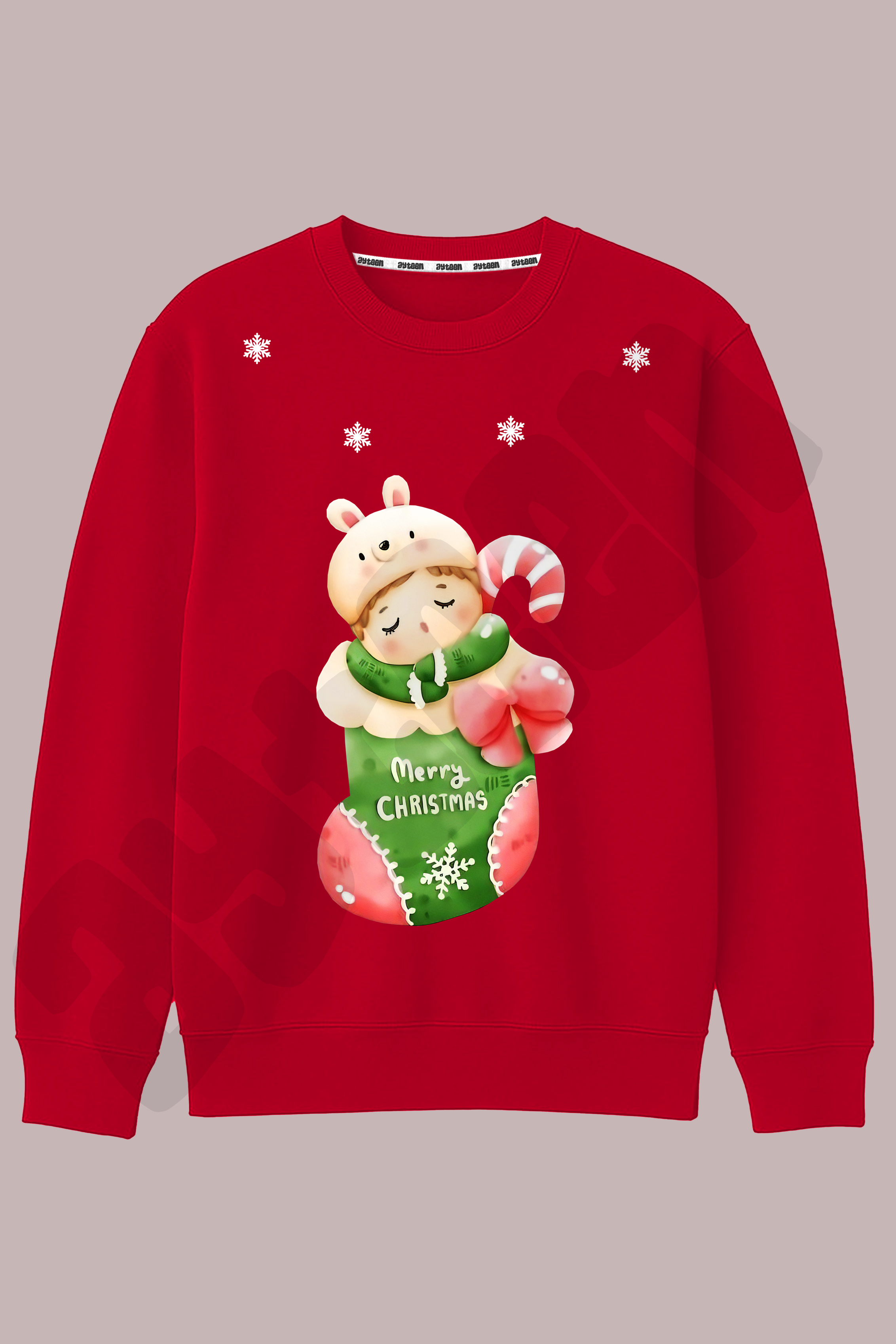 بلوز یلدایی دخترانه پاپوش کریسمسی