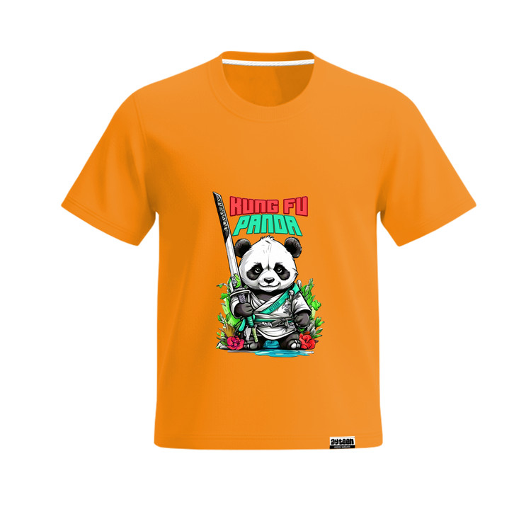 تیشرت آستین کوتاه پسرانه طرح پاندا panda