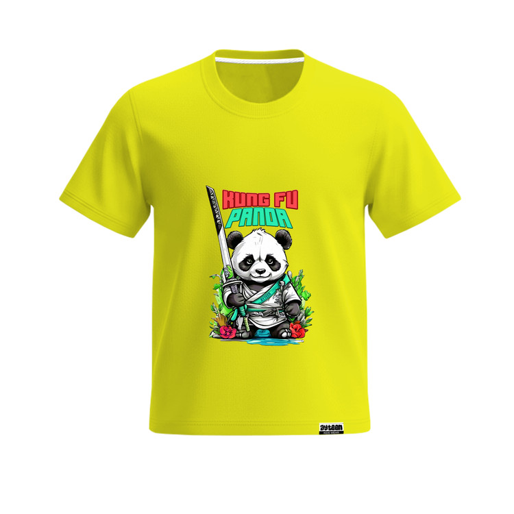 تیشرت آستین کوتاه پسرانه طرح پاندا panda