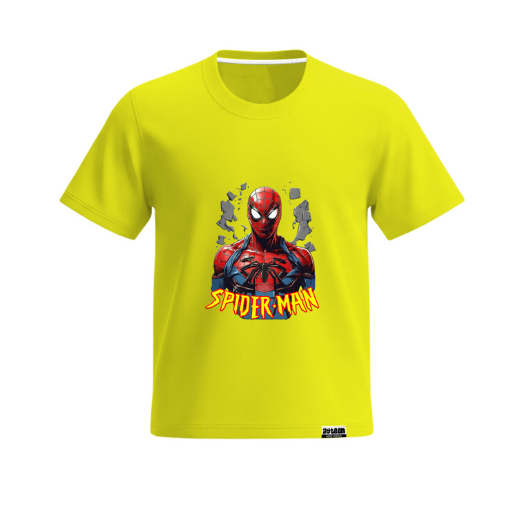 تیشرت آستین کوتاه پسرانه طرح مرد عنکبوتی spider man