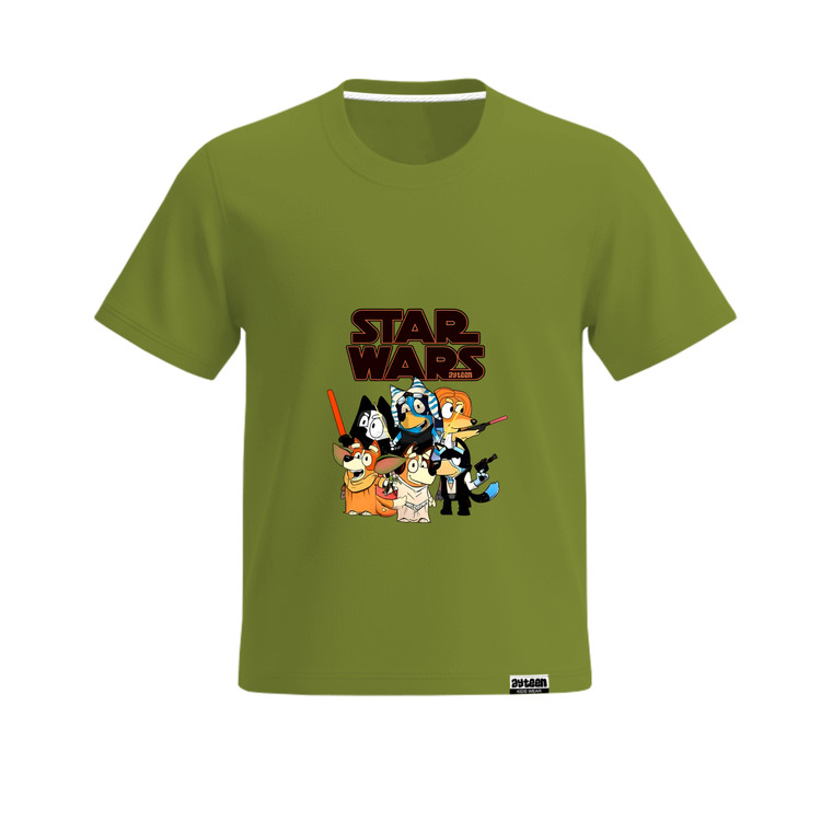 تیشرت آستین کوتاه پسرانه طرح استار وارز star wars