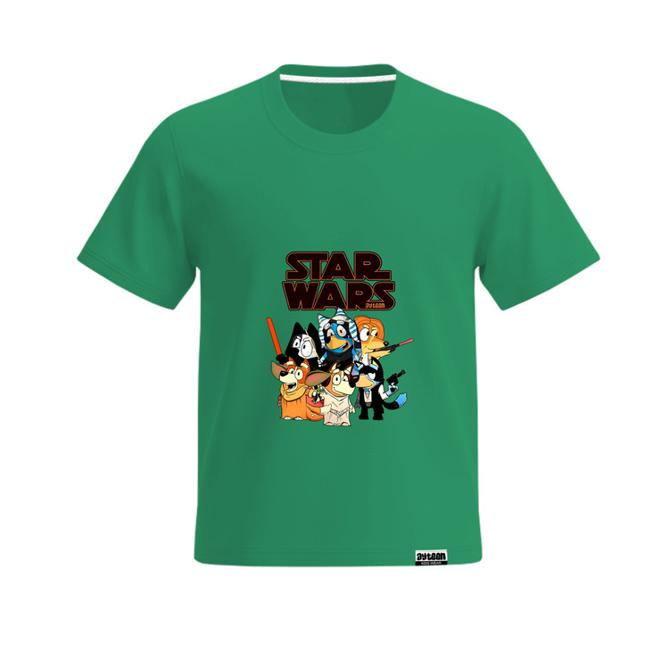 تیشرت آستین کوتاه پسرانه طرح استار وارز star wars