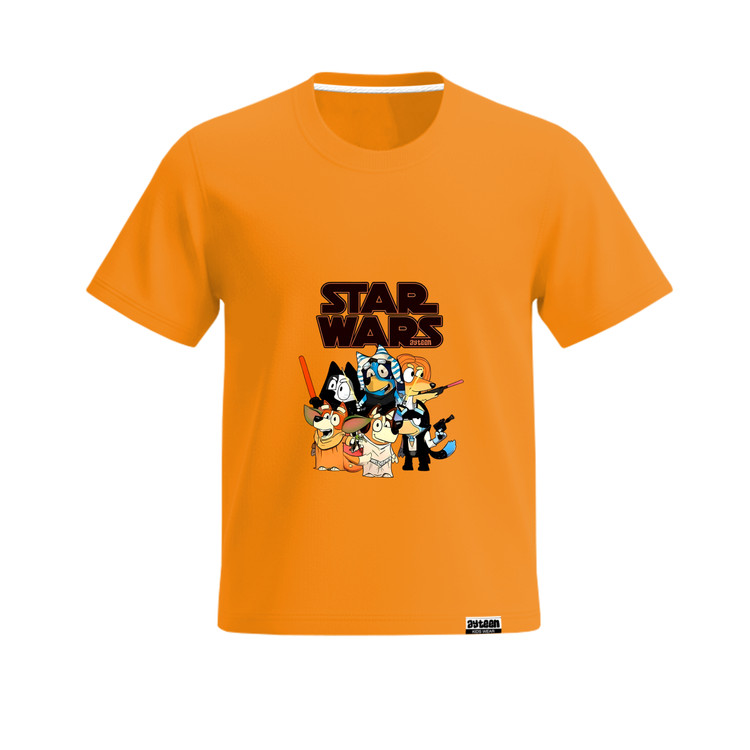 تیشرت آستین کوتاه پسرانه طرح استار وارز star wars