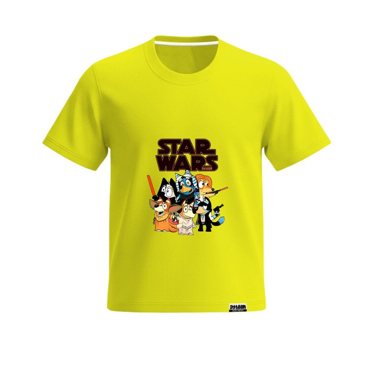 تیشرت آستین کوتاه پسرانه طرح استار وارز star wars