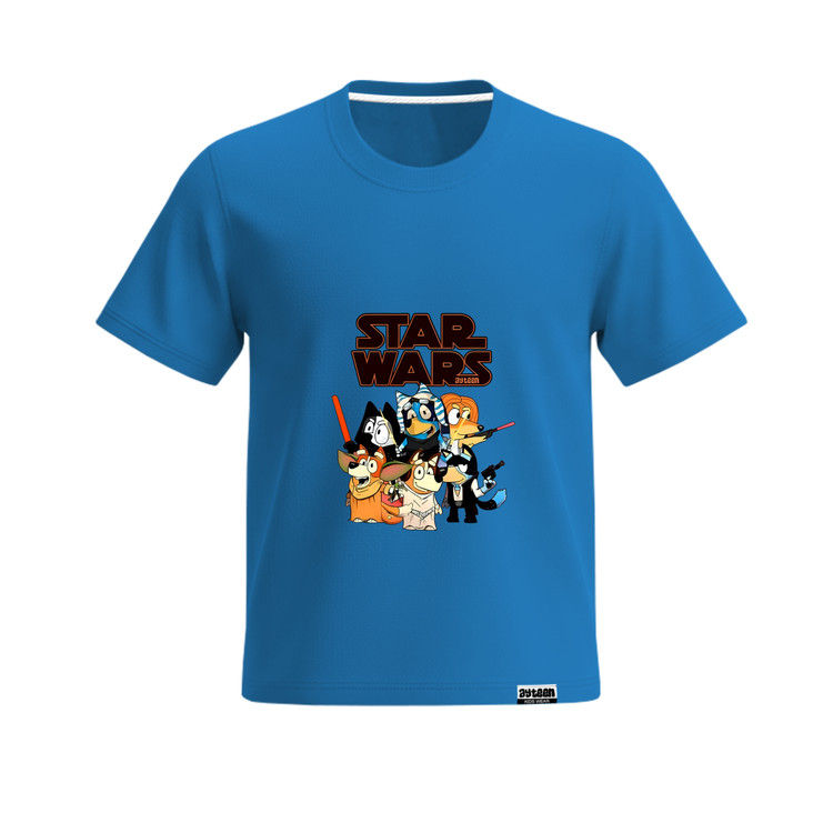 تیشرت آستین کوتاه پسرانه طرح استار وارز star wars