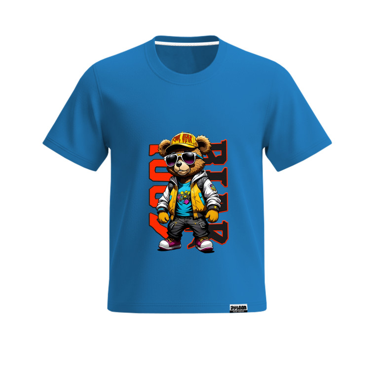 تیشرت آستین کوتاه پسرانه طرح خرس کول cool bear