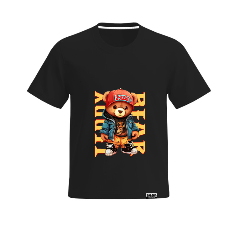 تیشرت آستین کوتاه پسرانه طرح خرس تدی teddy bear