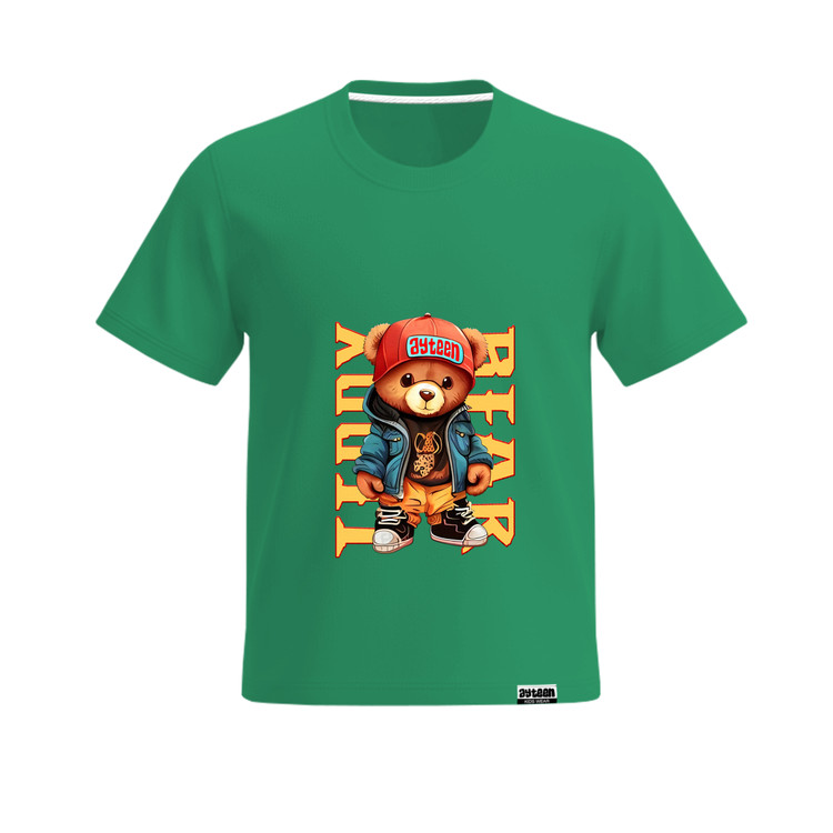 تیشرت آستین کوتاه پسرانه طرح خرس تدی teddy bear