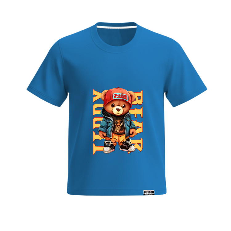 تیشرت آستین کوتاه پسرانه طرح خرس تدی teddy bear