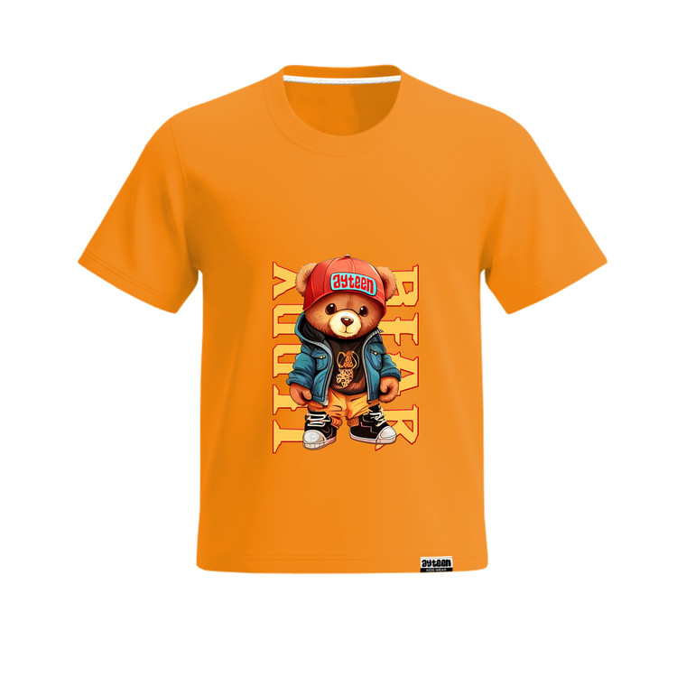 تیشرت آستین کوتاه پسرانه طرح خرس تدی teddy bear