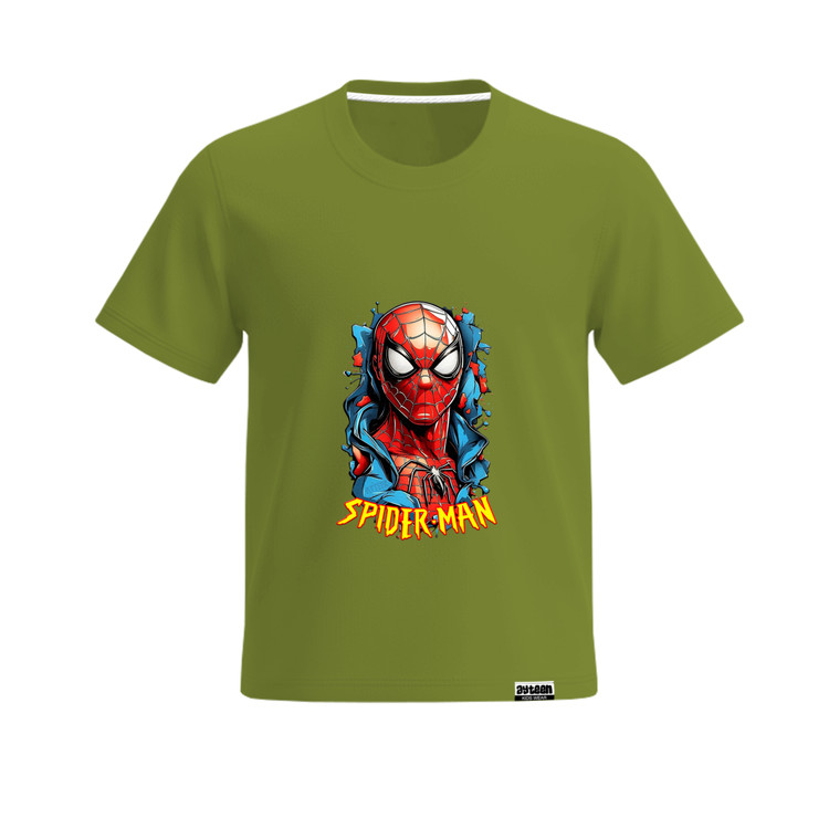تیشرت آستین کوتاه پسرانه طرح مرد عنکبوتی spiderman
