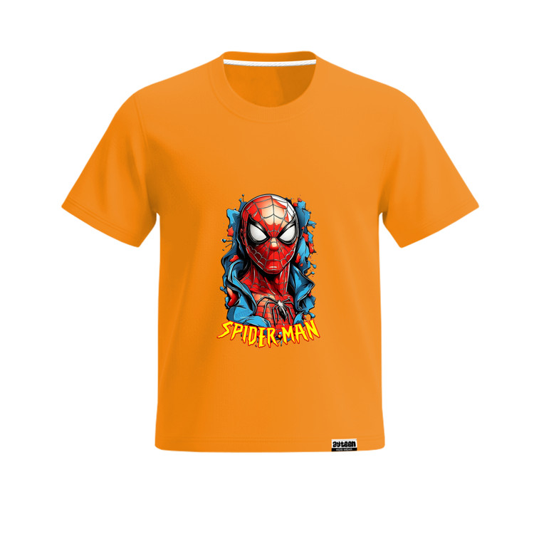 تیشرت آستین کوتاه پسرانه طرح مرد عنکبوتی spiderman
